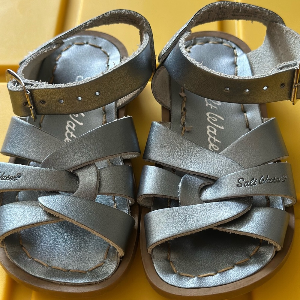 Salt Water Kids Metallic Sandals
